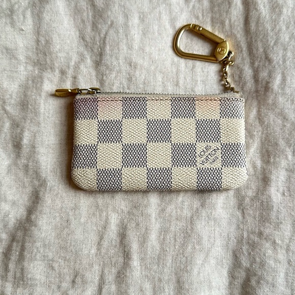 💎 Louis Vuitton Damier Azur Key Cles DISCONTINUED! - Picture 8 of 8